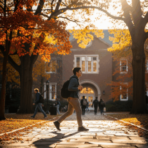 young college student walking across a university campus wit 20260331 095030